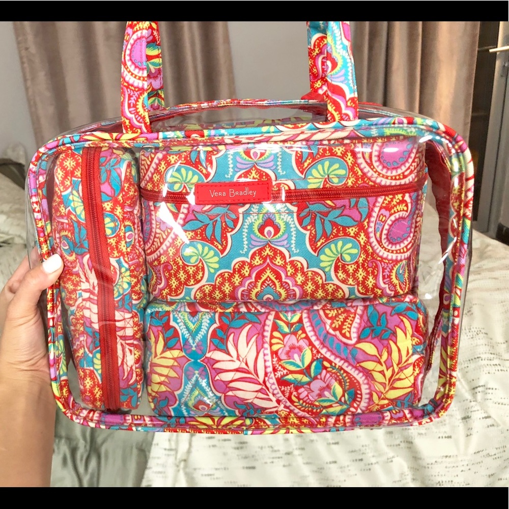 Authentic Paisley Vera Bradley Cosmetics Bag